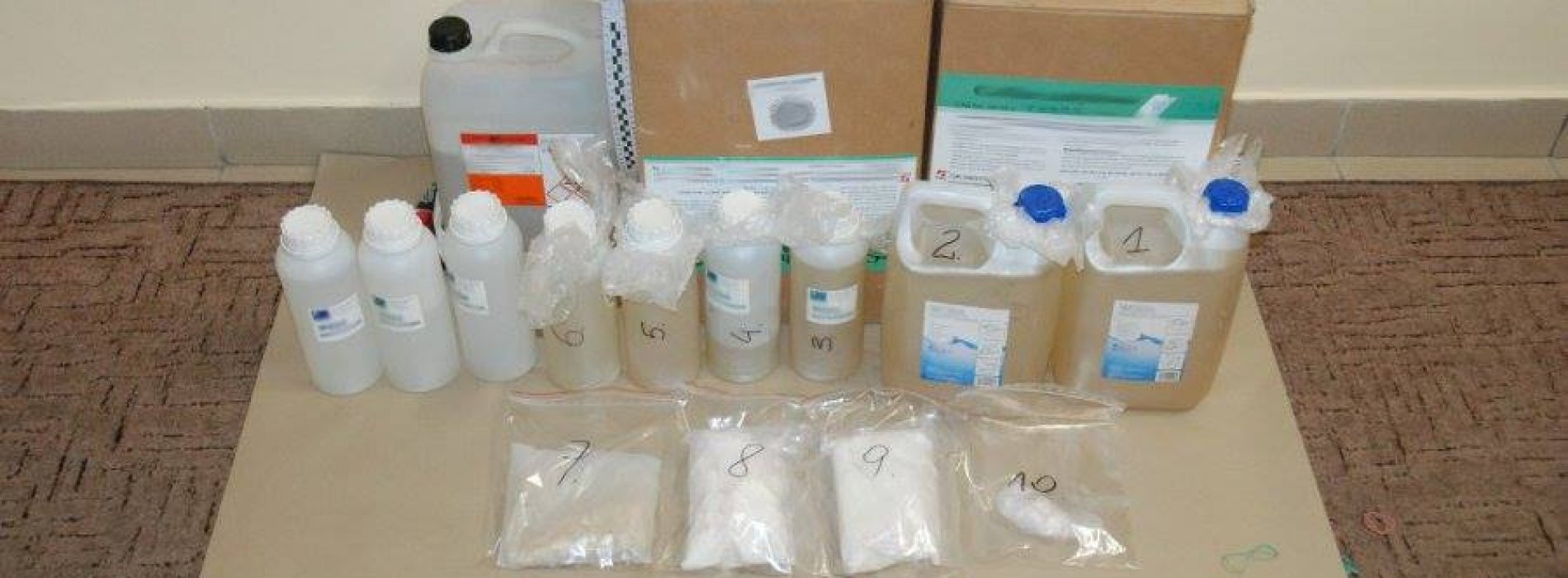 Policjanci CBŚP udaremnili wprowadzenie na rynek 18 kilogramów amfetaminy